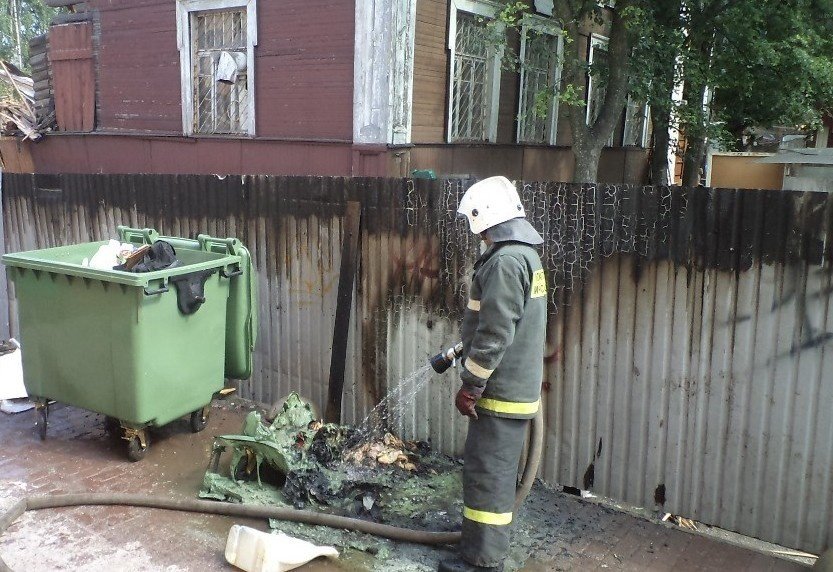 Пожар в Таловском районе